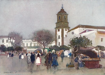 'The Cathedral Church, Algeciras', c1910. Artist: Alfred Edward East.
