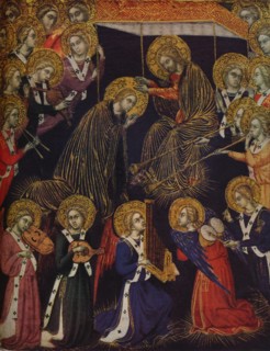 'The Coronation of the Virgin', 1374. Artist: Barnaba da Modena.
