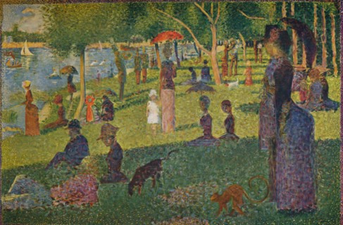 'Study for A Sunday on La Grande Jatte', 1884. Artist: Georges-Pierre Seurat.