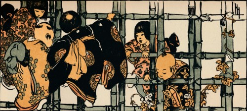 'The Bamboo Fence', 1904. Artist: Helen Hyde.