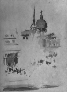 'St. Paul's', c1884, (1904). Artist: James Abbott McNeill Whistler.