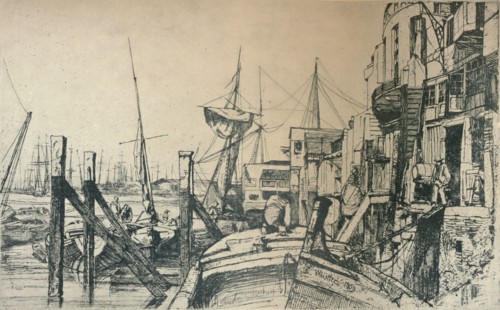 'Limehouse', 1859, (1904). Artist: James Abbott McNeill Whistler.