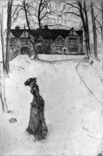 'Speke Hall', 1870, (1904). Artist: James Abbott McNeill Whistler.