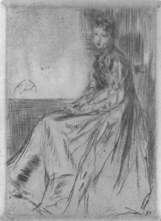 'Maude, Seated', 1873, (1904). Artist: James Abbott McNeill Whistler.