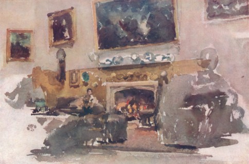 'Moreby Hall, Interior', 1884, (1904). Artist: James Abbott McNeill Whistler.