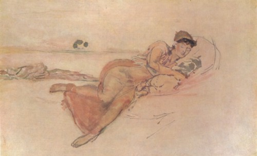 'Pink and Rose, The Mother's Sleep', c1895, (1904). Artist: James Abbott McNeill Whistler.