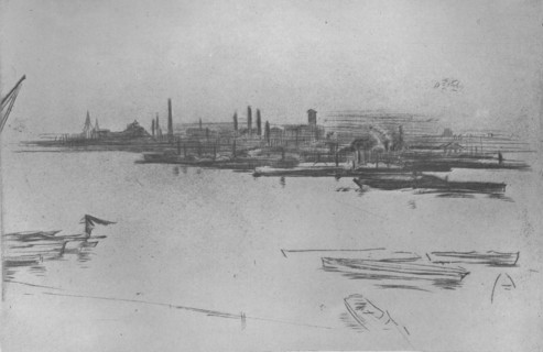 'Battersea, Dawn', 1877, (1904). Artist: James Abbott McNeill Whistler.
