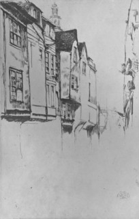 'Wych Street', 1877, (1904). Artist: James Abbott McNeill Whistler.