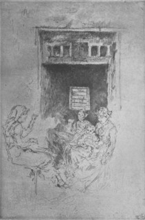 'Bead Stringers', c1880, (1904). Artist: James Abbott McNeill Whistler.