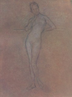 'A Nude Study', c1872, (1904). Artist: James Abbott McNeill Whistler.
