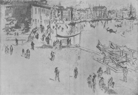 'The Riva, Number Two', c1880, (1904). Artist: James Abbott McNeill Whistler.