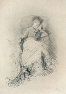 'Study', 1878, (1904). Artist: James Abbott McNeill Whistler.