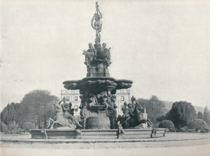 'Fountain at Curraghmore, The Seat of the Most Hon. the Marquess of Waterford', c1915. Artist: Leonard Willoughby.