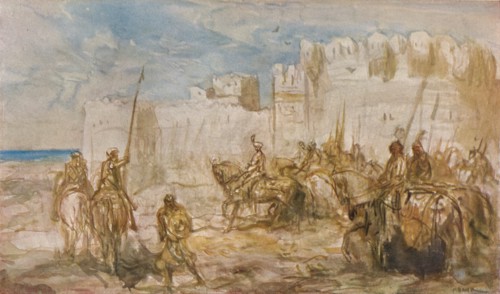 'Cavalry', c1910. Artist: Marius Bauer.