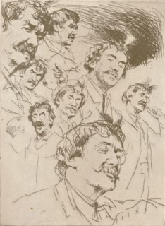 'Portrait Study', c1880, (1904). Artist: Mortimer L Menpes.