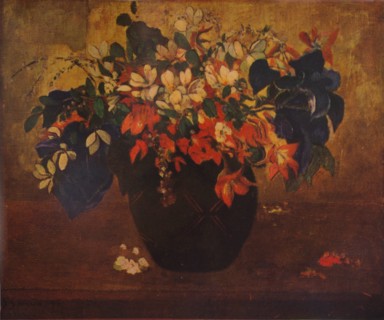 'A Vase of Flowers', 1896, (1932). Artist: Paul Gauguin.
