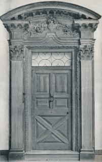 'Carved Wood Doorway, Early Eighteenth Century', 1909. Artist: Unknown.