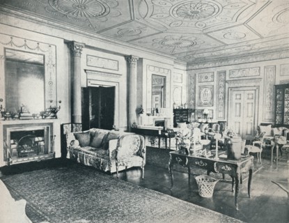 'The Adam Salon, Stoke Edith', c1909. Artist: Unknown.