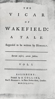 'Title Page of The Vicar of Wakefield', 1766. Artist: Unknown.
