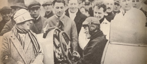 'Showing the driving mechanism to interested spectators', c1927, (1935). Artist: Unknown.