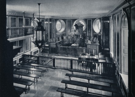 'The General Court at the Capitol of Williamsburg', c1938. Artist: Unknown.