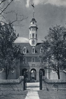'Detail Showing Cupola of Capitol, Queen Anne's Arms over central Arch', c1938. Artist: Unknown.