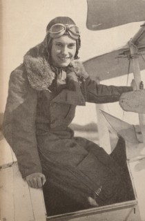 'Miss Jean Batten, of New Zealand, who in May, 1934, flew from England to Australia, breaking Mrs. M Artist: Unknown.