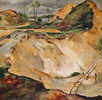 'The Sandpit', c1921. Artist: Willy Jaeckel.