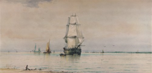 'Seascape', c1896. Artist: Albert Ernest Markes.