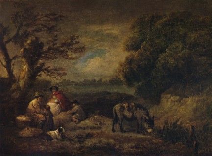 'Gipsies resting with Donkey', 1795. Artist: George Morland.