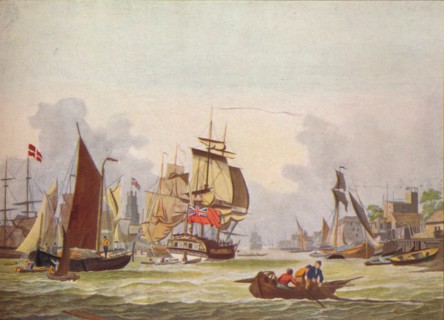 'The Thames at Limehouse', c1780. Artist: Johann Ziegler.