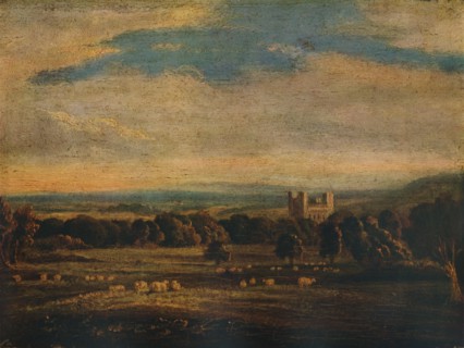 'Naworth Castle', c1826. Artist: John Constable.