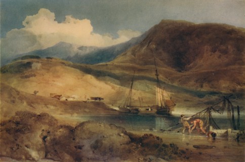 'Cader Idris, from Barmouth Sands', c1833. Artist: John Sell Cotman.