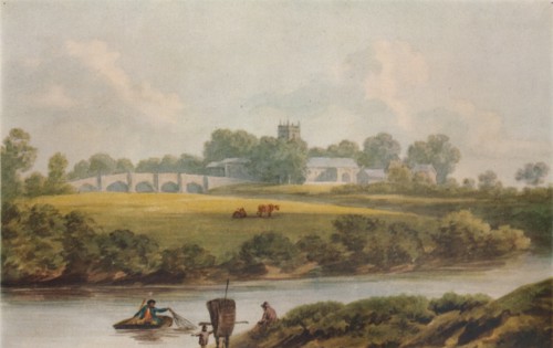 'Bangor Is-y-Coed, Denbighshire', c1795. Artist: John Warwick Smith.