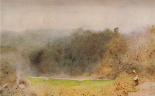 'The Gamekeeper's Cottage, Somerset', 1904. Artist: John William North.
