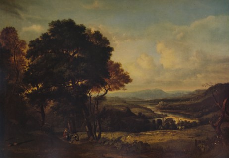 'The Valley of the Tweed', c1803. Artist: Patrick Nasmyth.