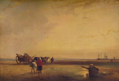 'Boulogne Sands', 1827. Artist: Richard Parkes Bonington.