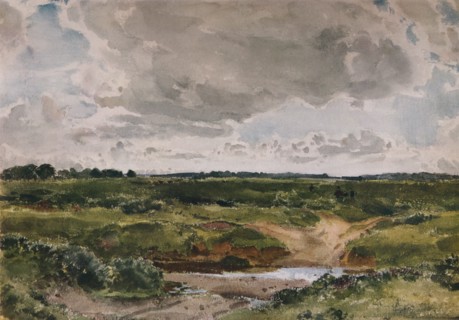 'A Common in August', c1890. Artist: Thomas Collier.