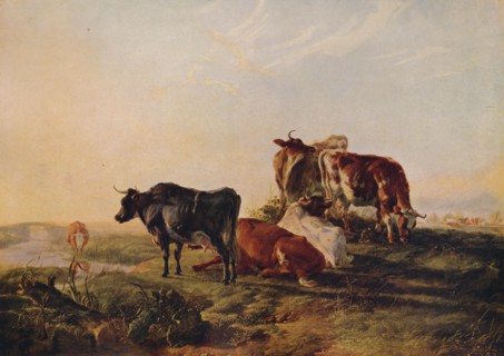 'Canterbury Meadows', c1879. Artist: Thomas Sidney Cooper.
