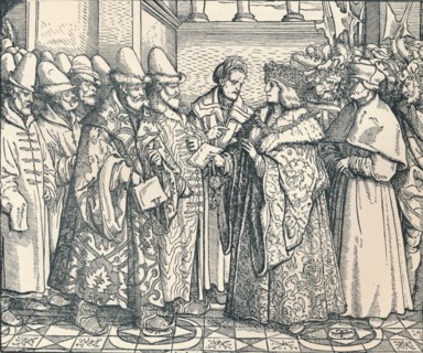 'The White Russian Federation with the Emperor Max', c1507, (1907). Artist: Unknown.