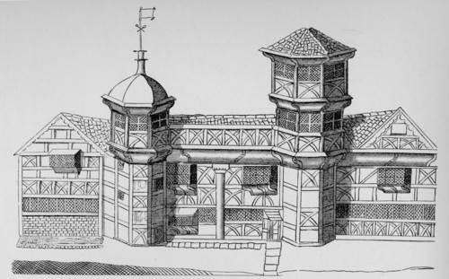 'Vaux Hall Manor House', c1813, (1912). Artist: Unknown.