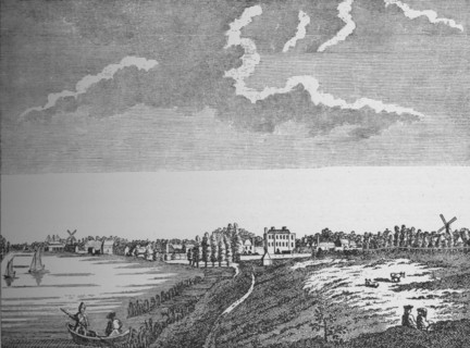 'View of Wandsworth, Surrey', c1780, (1912). Artist: Unknown.