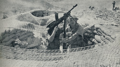 'Anzacs on Guard in Egypt', 1940, (1940). Artist: Unknown.