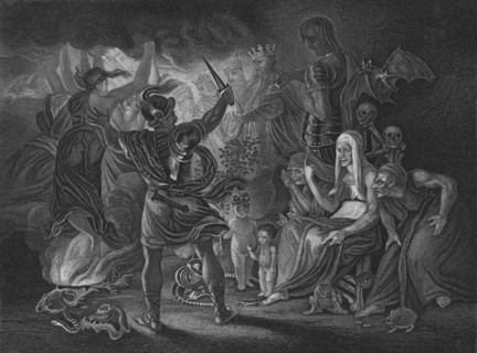 Act IV Scene i from Macbeth, c19th century. Artist: Unknown.