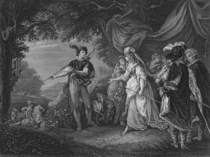 Act IV Scene i from Love's Labour Lost, c19th century. Artist: Unknown.