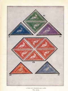 'A Page of Triangular Capes Nos. 20-25', c1943, (1944). Artist: Unknown.