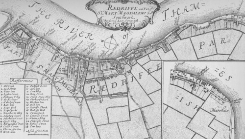 'A Plan of Rotherhithe', 1755, (1912). Artists: Unknown, John Stow.