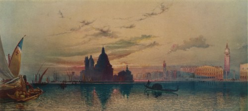'La Santa Salute, from San Giorgio, Venice', c1872. Artist: William Collingwood Smith.