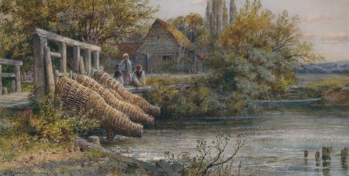 'The Weir', c1875. Artist: William Stephen Coleman.
