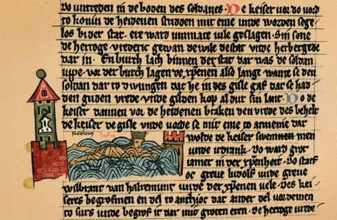 Death of Frederick Barbarossa', c1154, (1907)